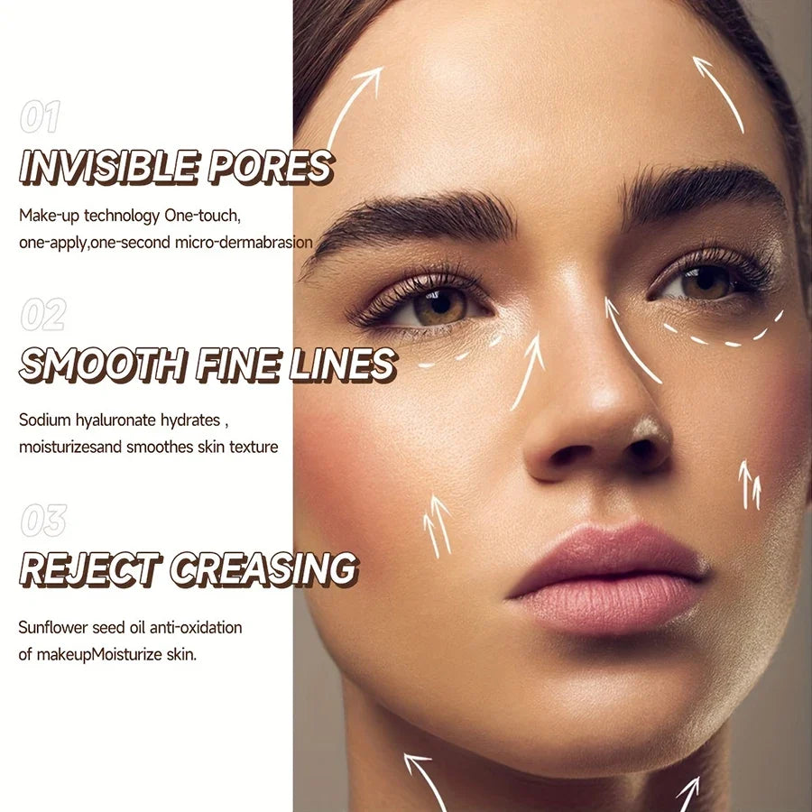 Invisible Pore Stick Makeup Primer – Waterproof Long-Lasting Makeup Primer Stick Qme