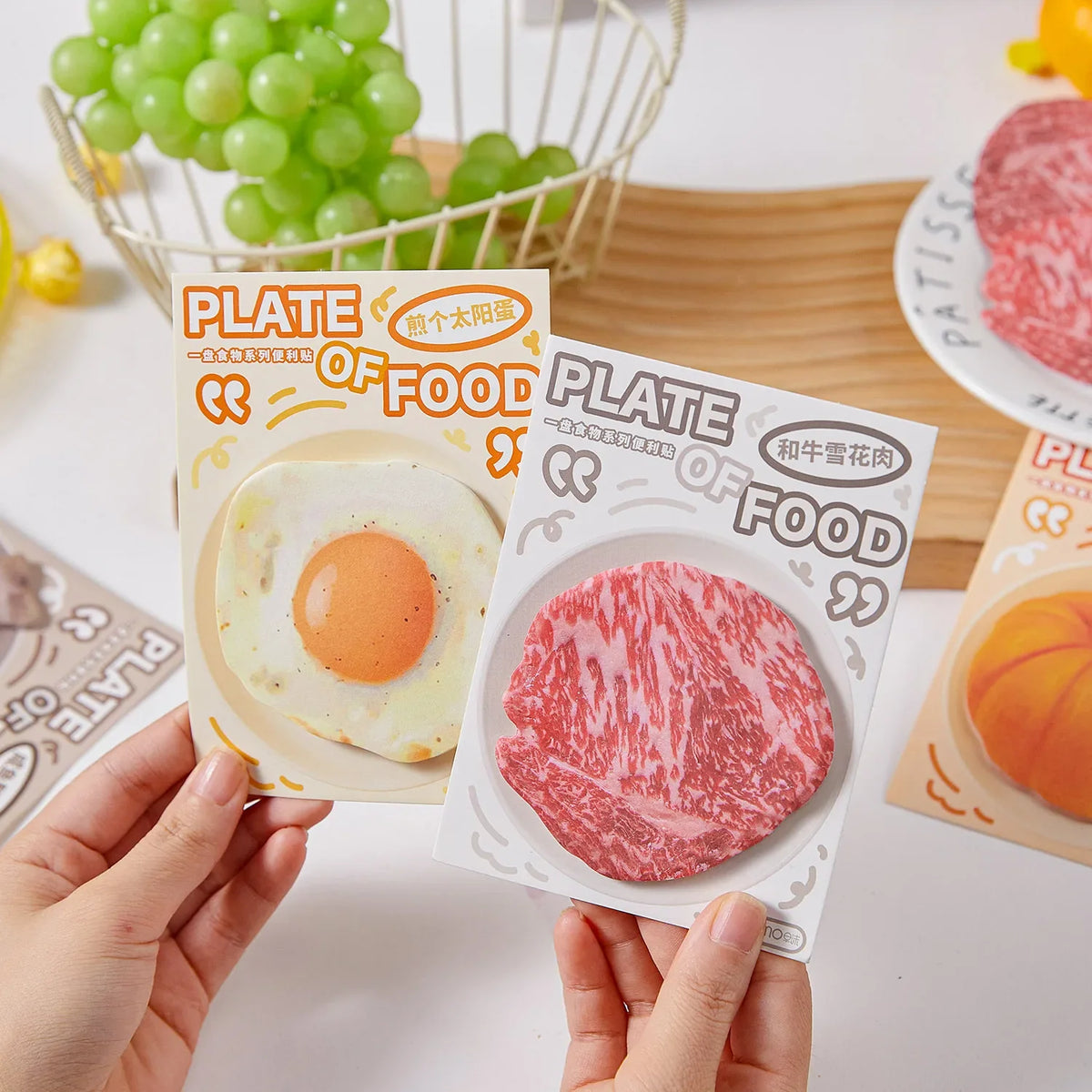 30pcs Kawaii Food Shape Sticky Note Pads | Cute Stationery Sticky Note Pads Qme