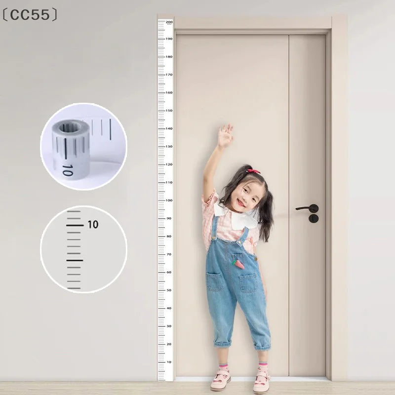 Kids Height Chart Wall Sticker – Growth Ruler Measurement Decal Height Chart Sticker Qst