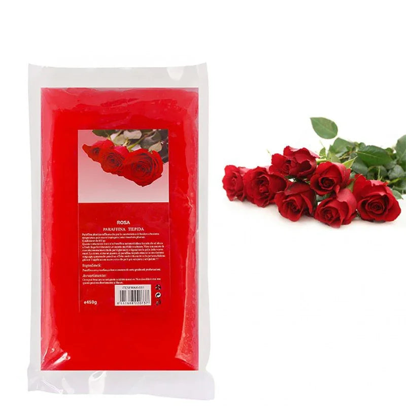 VamsLuna 450g Paraffin Wax for Hands & Feet – 6 Scents Paraffin Spa Wax Qst Rose