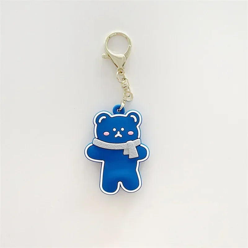 Cartoon Silicone AirTag Case Cute Keychain Tracker Cover AirTag Keychain Case Qme U