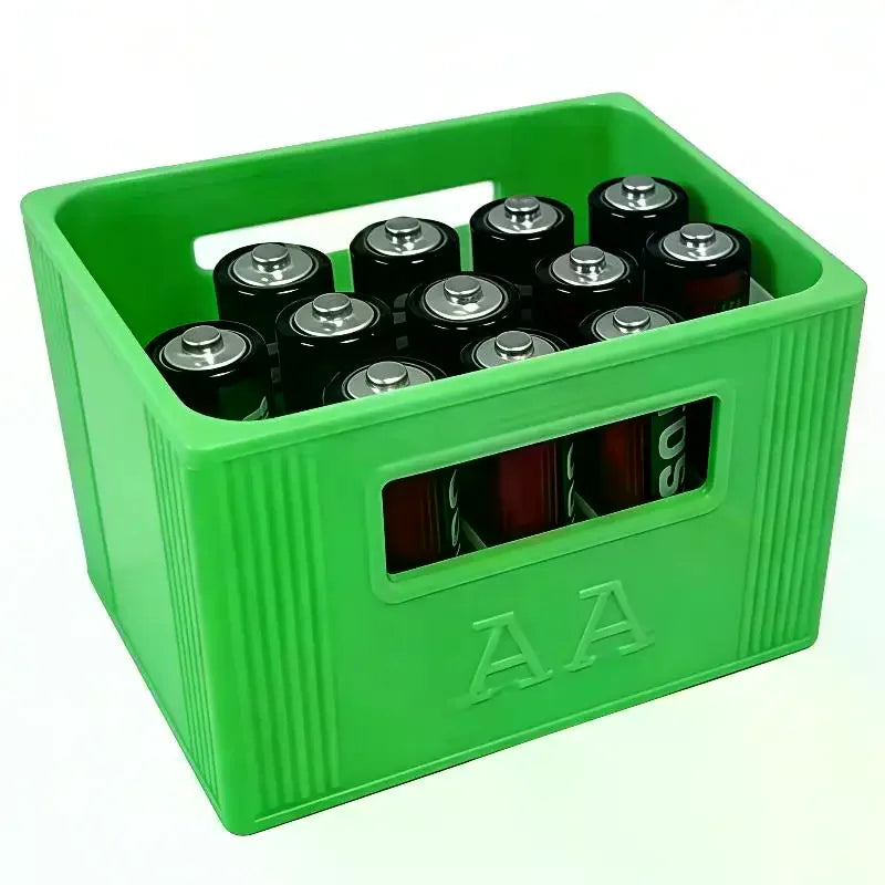 30/20 Compartment Plastic Battery Organizer Box | AA AAA Storage Battery Storage Organizer Qme