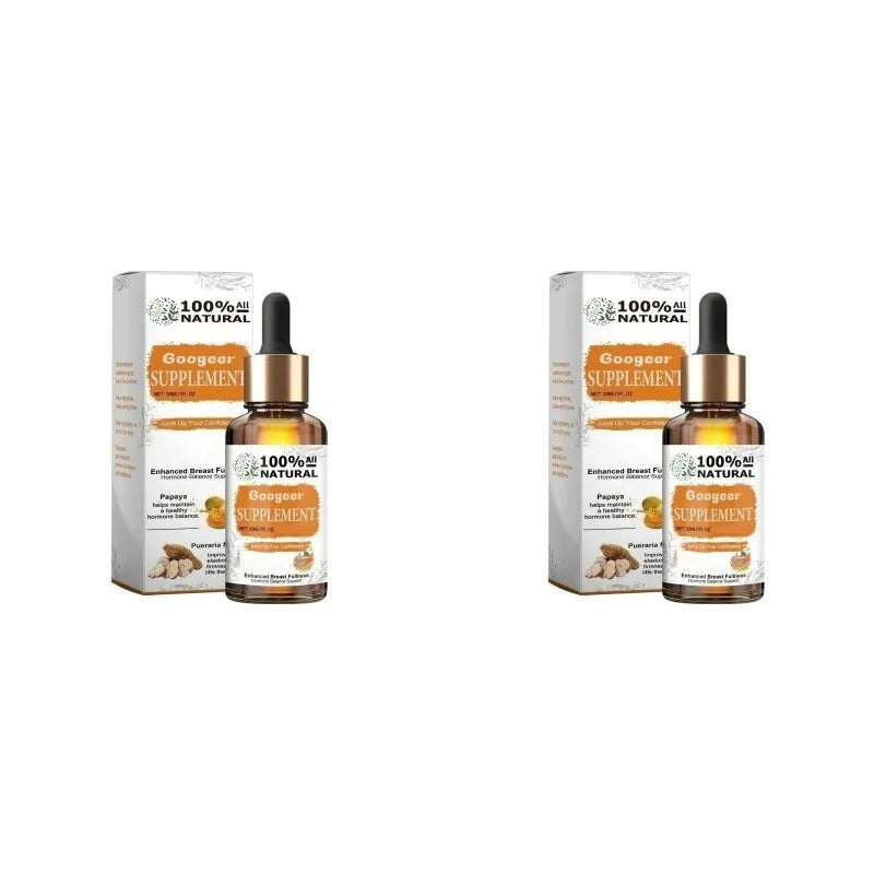 Googeer Pueraria Mirifica Papaya Liquid Drops Women 30ml Herbal Supplement Drops Qst 2bottles