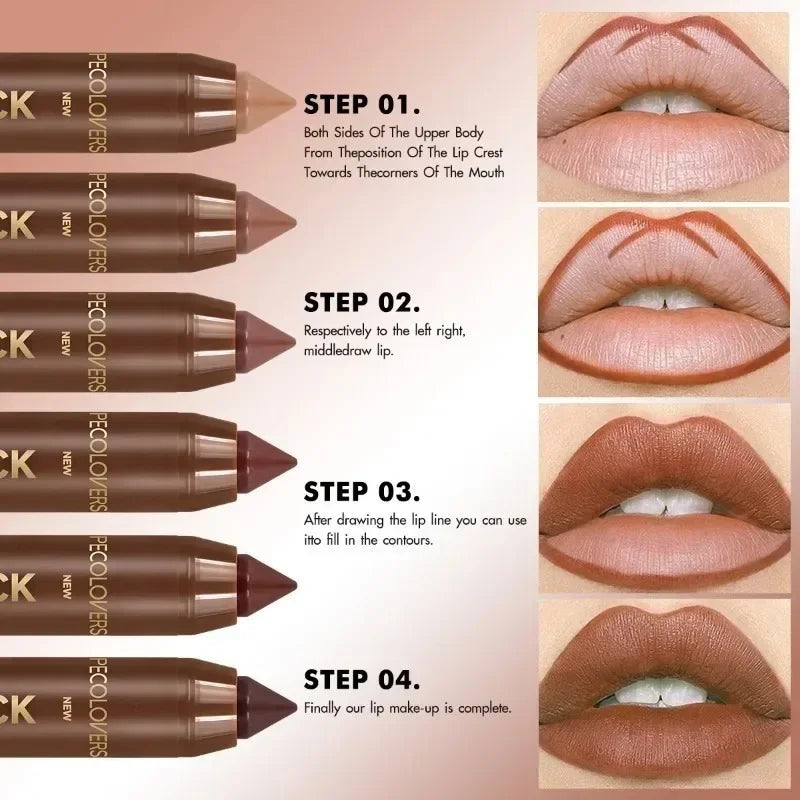 Hydrating Lip Gloss Liner Pen – 3D Precision, Non-Sticky Lip Gloss Liner Qme