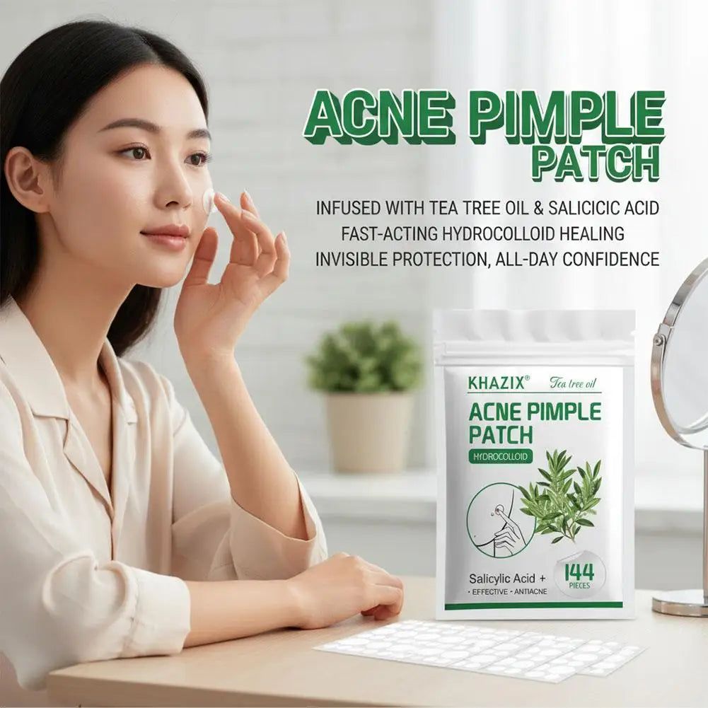 Hydrocolloid Pimple Patch – Salicylic Acid & Tea Tree Oil Acne Pimple Patch Qme