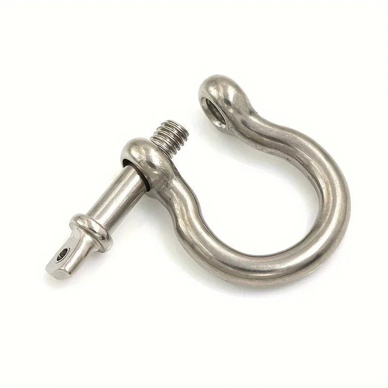 M4 Stainless Steel Bow Shackle Screw Pin – 5 Pack Rigging Bow Shackle Qme