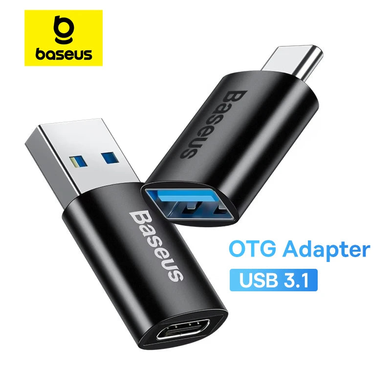 Baseus USB 3.1 OTG Adapter Type-C to USB Female Converter USB-C OTG Adapter Qst
