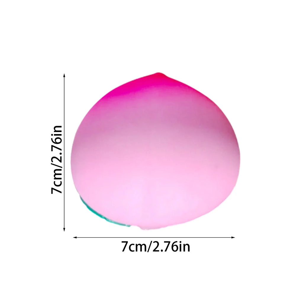 Realistic Fake Peach Slow-Rising Sensory Squeeze Toy Slow-Rising Squeeze Toy Qme