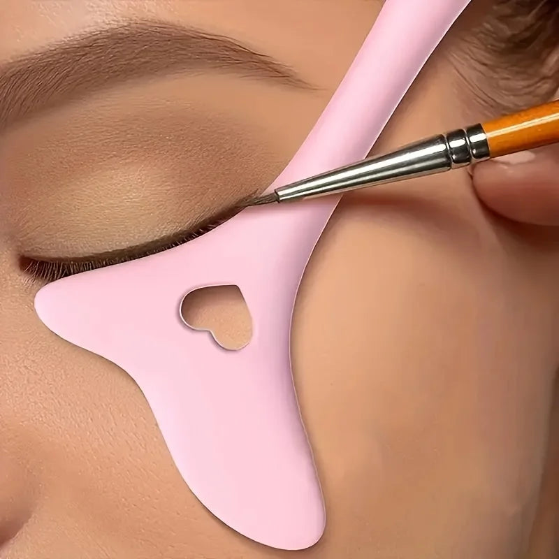 Heart-Shaped Eyeliner & Lipstick Makeup Guide Tool | Qme Makeup Applicator Tool Qme