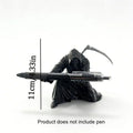 3D Printed Angel Pen Stand Desktop Organizer | Qme Desktop Pen Holder Qme Black