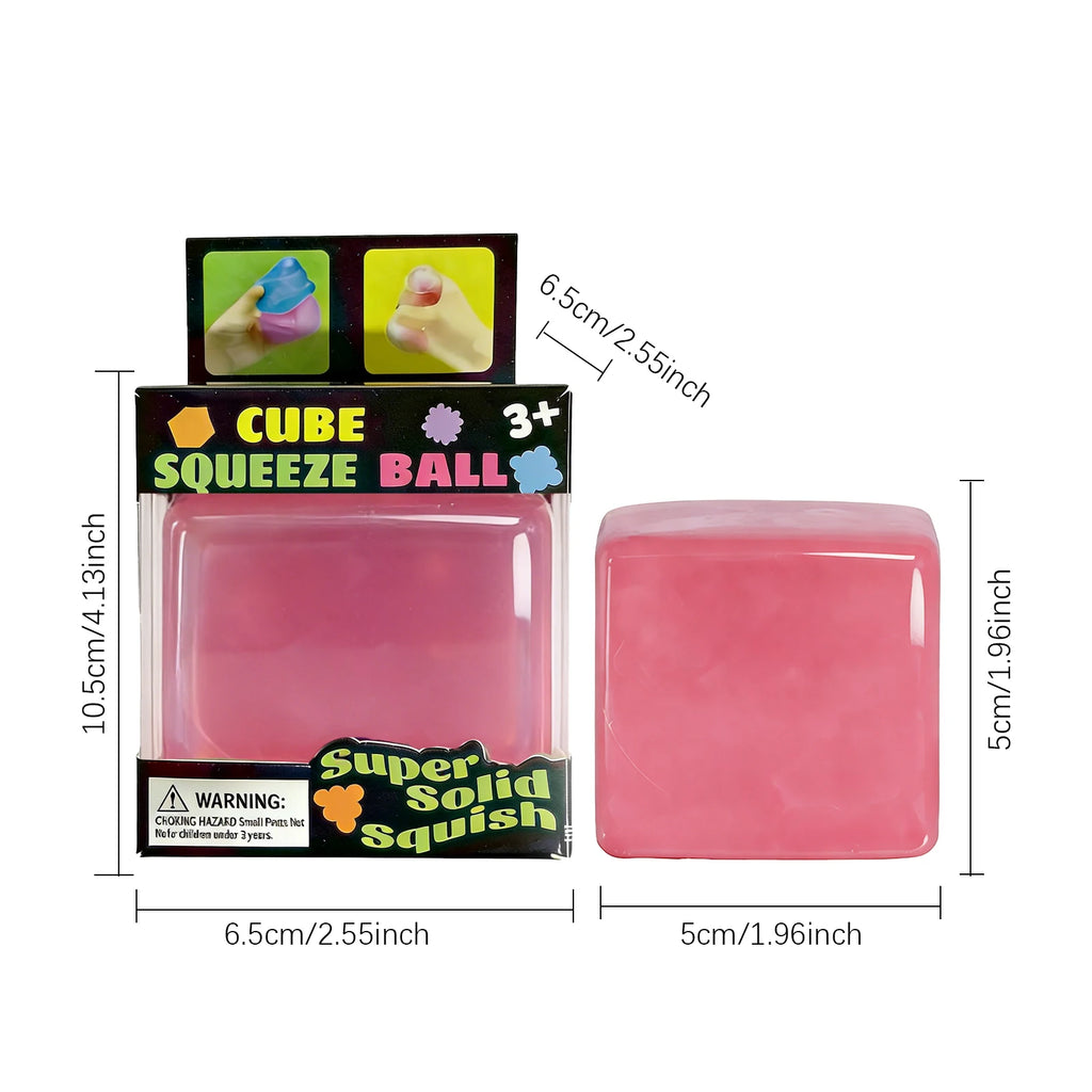Mini Ice Cube Squishy Fidget Toy – Slow Rise Sensory Squeeze Squishy Fidget Toy Qst Style B