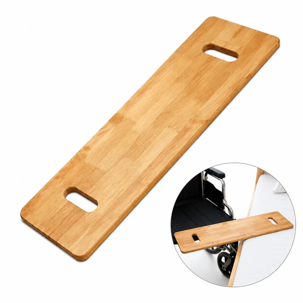 Hardwood Sliding Transfer Board for Wheelchair & Bed | VamsLuna Transfer Board Qst