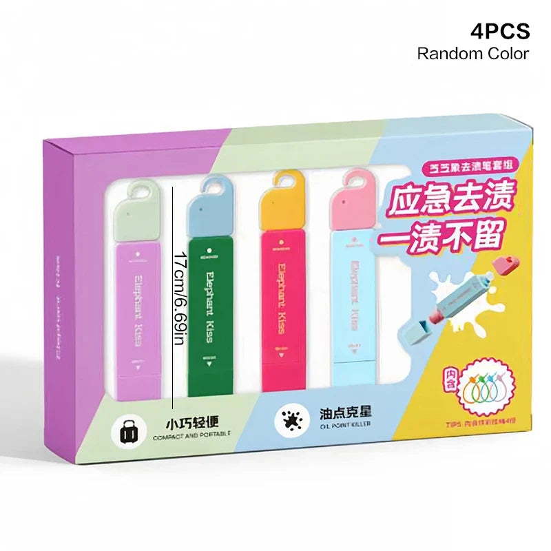 White Clothes Stain Remover Pen – Portable Degreasing Pen Stain Remover Pen Qme G 4pcs