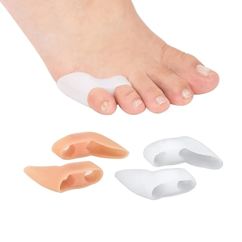 Soft Toe Buffer Cushion Covers – Flexible Anti-Friction Foot Pads Toe Cushion Covers Qme