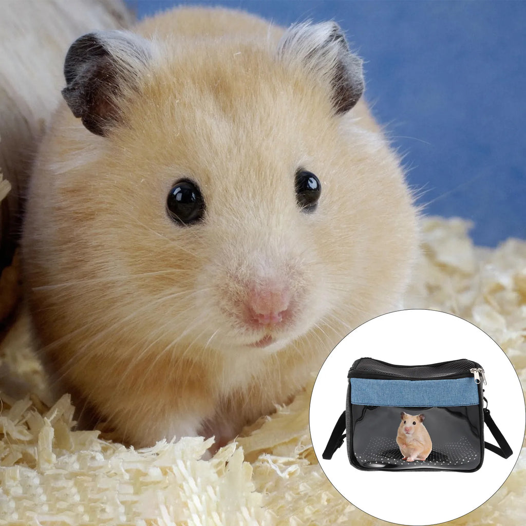 Compact Small Pet Carrier Bag – Hamster, Hedgehog & Chinchilla Small Pet Carrier Bag Qme