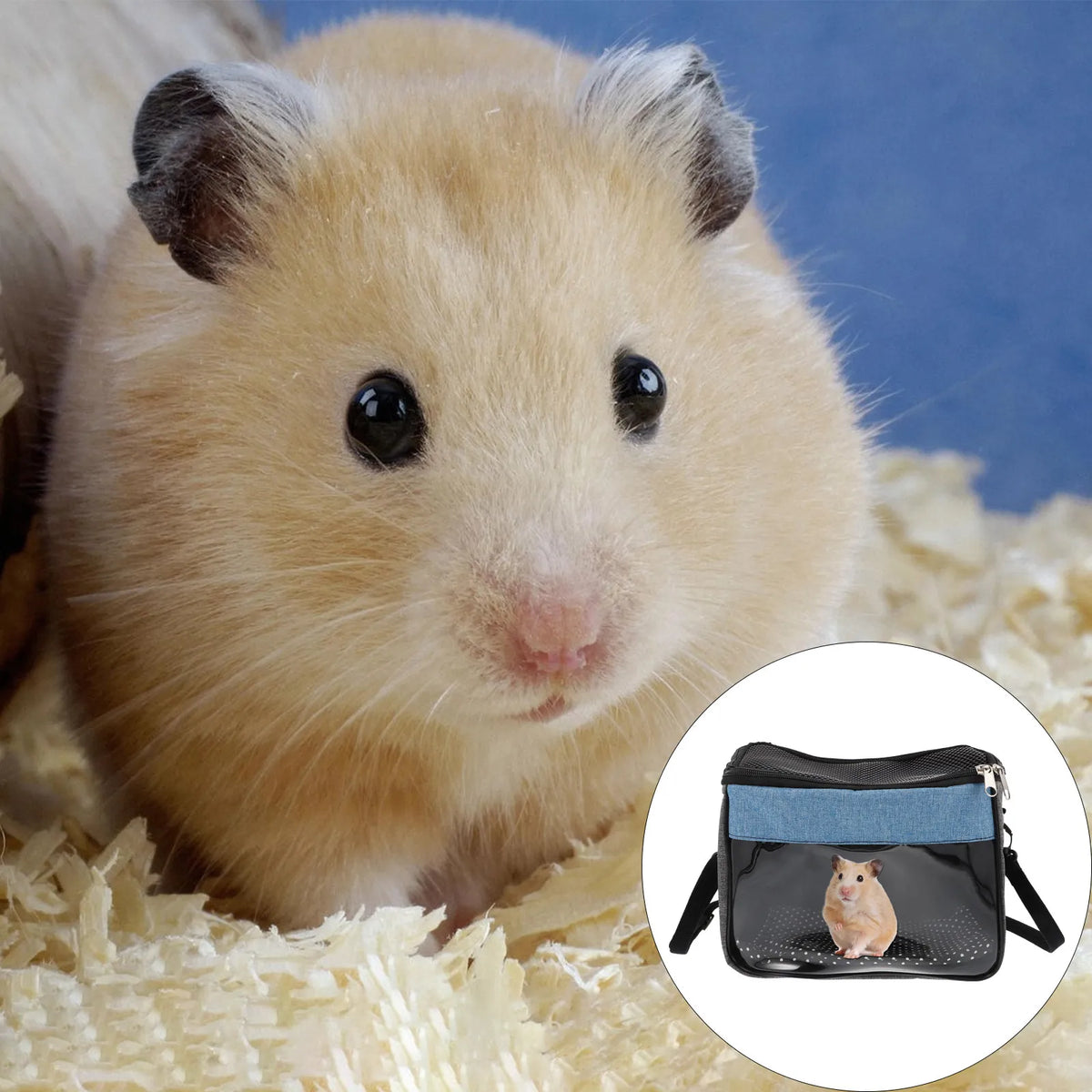Compact Small Pet Carrier Bag – Hamster, Hedgehog & Chinchilla Small Pet Carrier Bag Qme