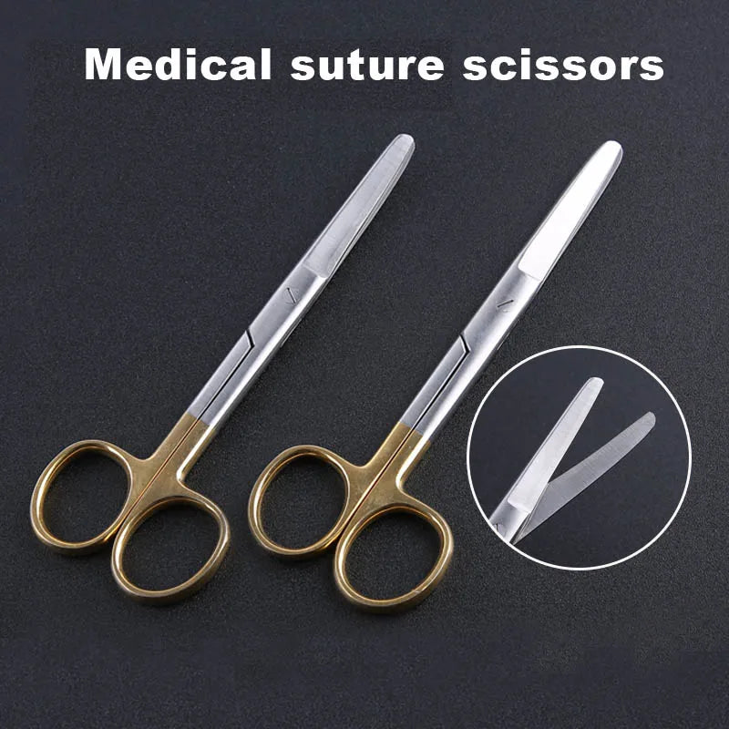 Stainless Steel Precision Scissors – Straight & Curved Blades Precision Scissors Qme