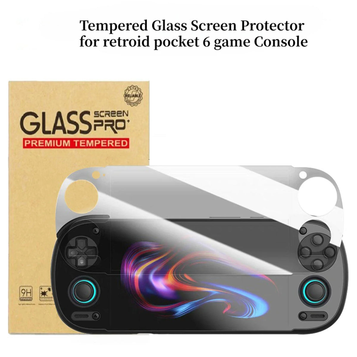9H Tempered Glass Screen Protector – Retroid Pocket 5 & 6 Screen Protector Qme