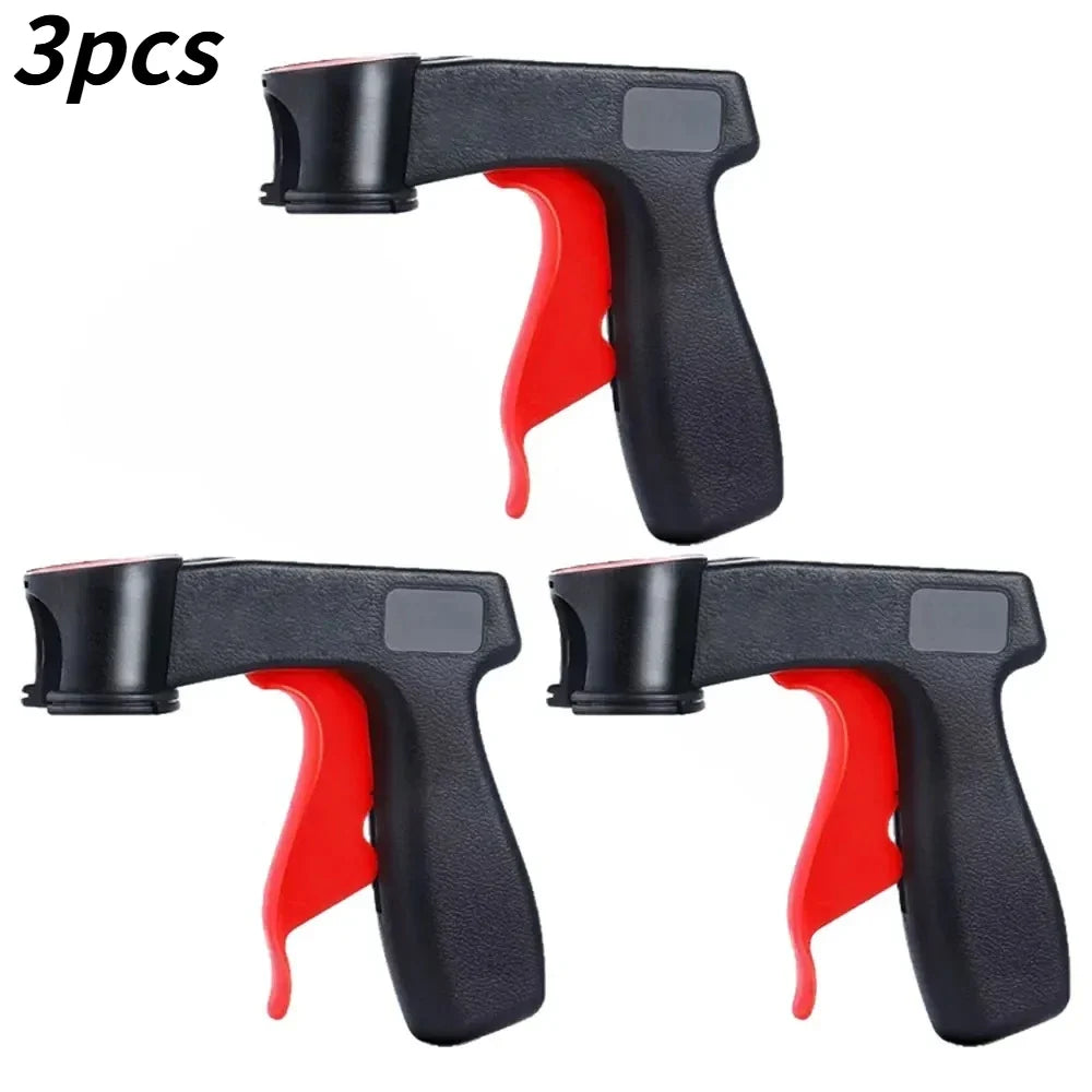 Reusable Aerosol Trigger Handle – DIY Spray Can Converter Aerosol Spray Accessory Qme black-red 3pcs