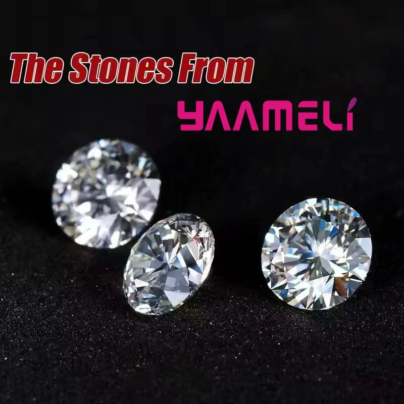 925 Sterling Silver Geometric Crystal Necklace & Earrings Set Crystal Jewelry Set Qme