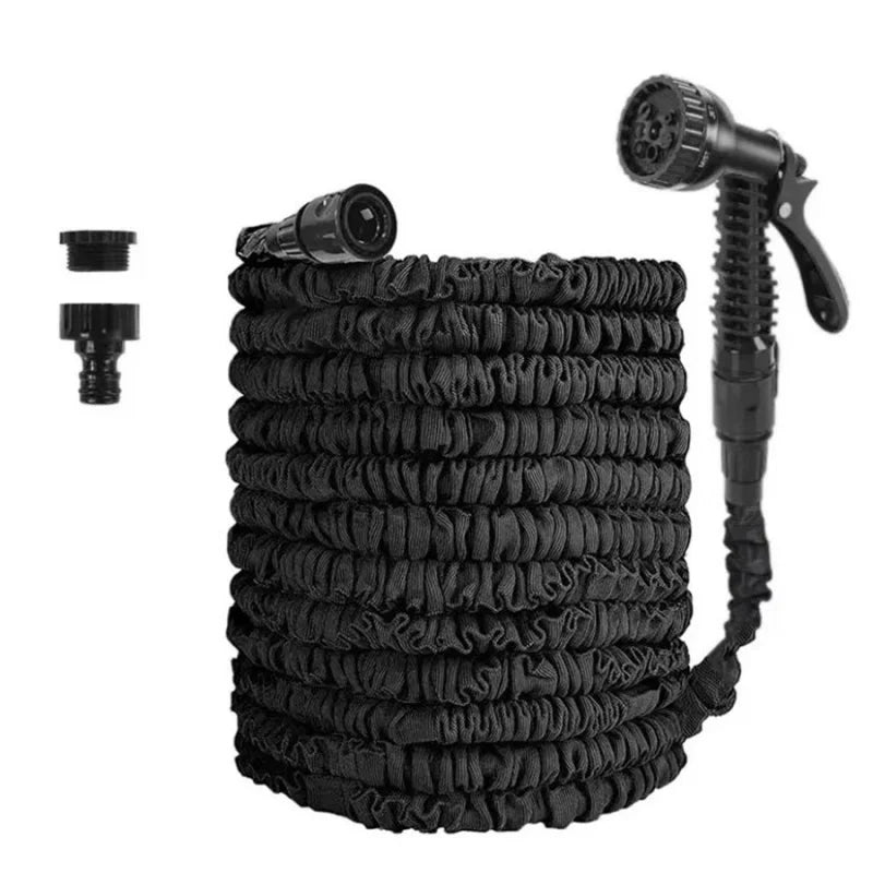 25FT Expandable Garden Hose with 7-Function Spray Gun Expandable Garden Hose Qst