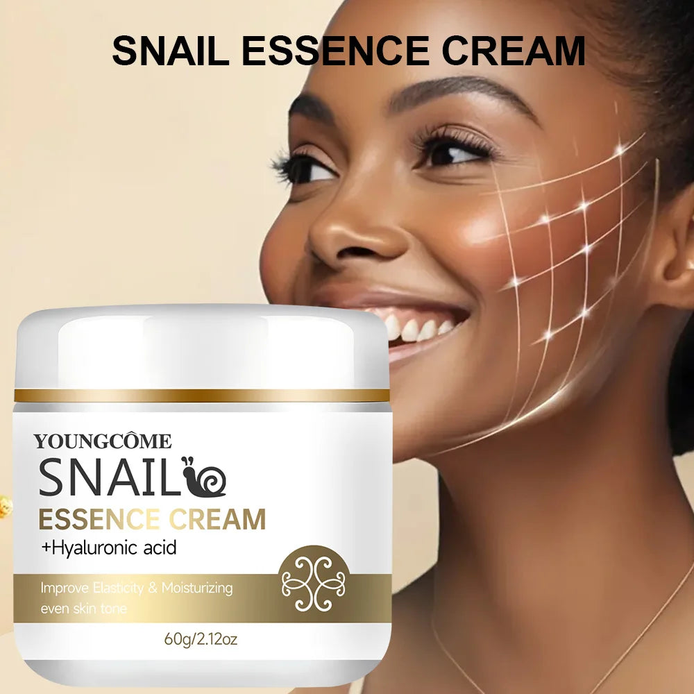 Snail Essence Cream – Hyaluronic Acid & Retinol Moisturizer Face Moisturizer Cream Qst