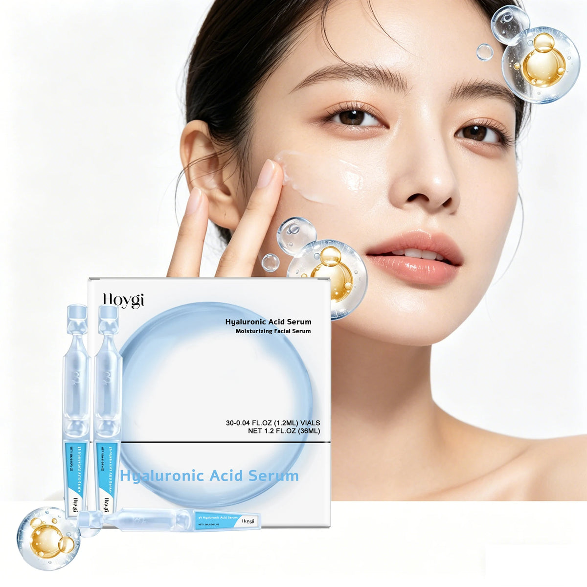 Hoygi Hyaluronic Acid Face Serum 36ml – Daily Moisturizing Face Serum Qst