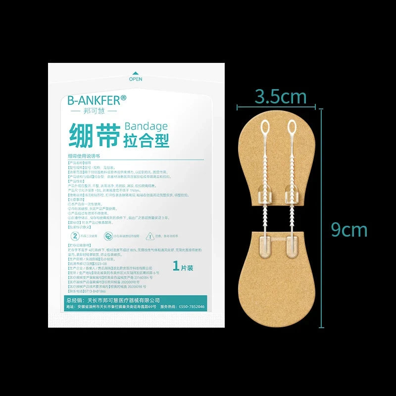Zipper Wound Closure Strips – Sutureless Adhesive Skin Patches Wound Closure Strips Qme 2