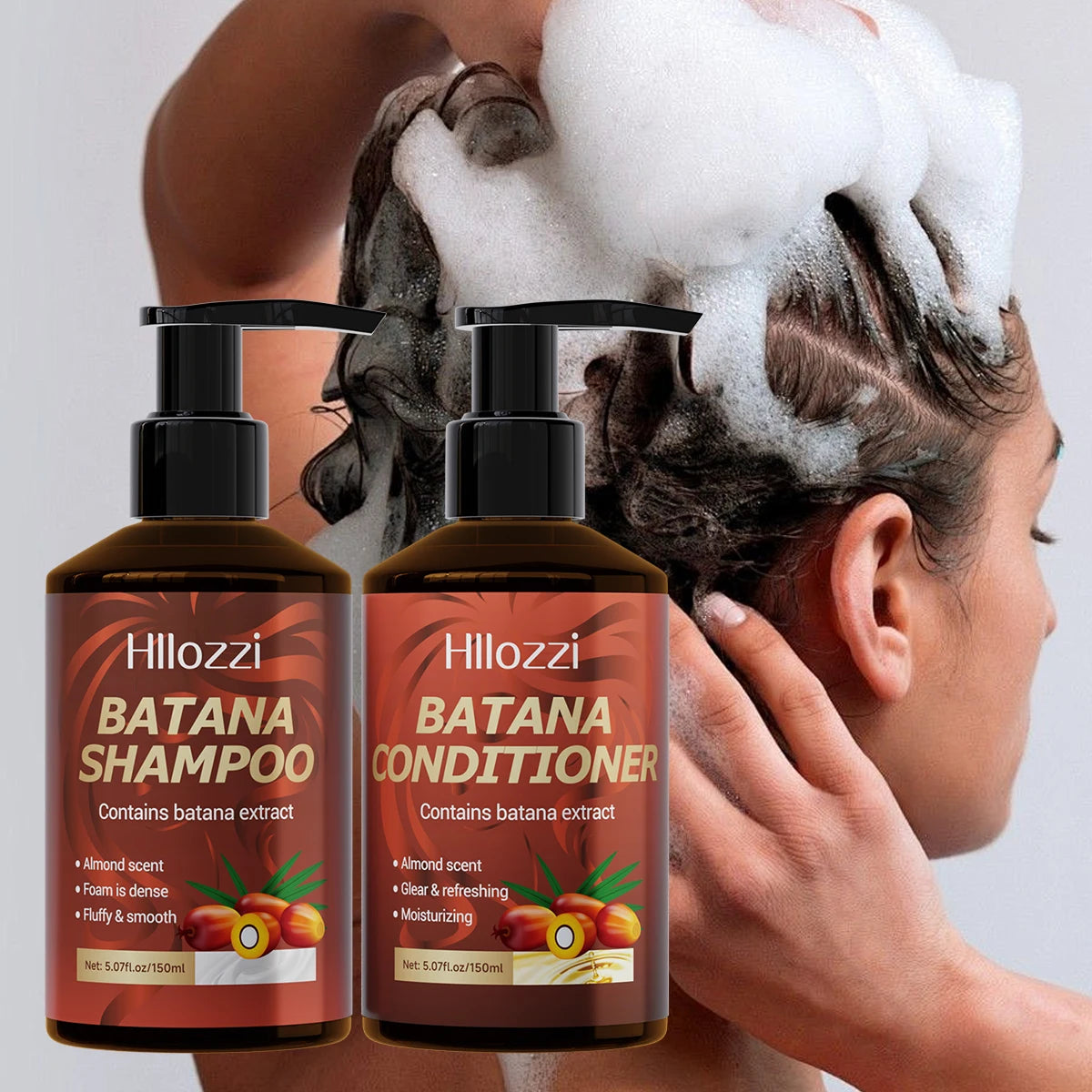 Hllozzi Batana Shampoo & Conditioner – All Hair Types Shampoo & Conditioner Qst