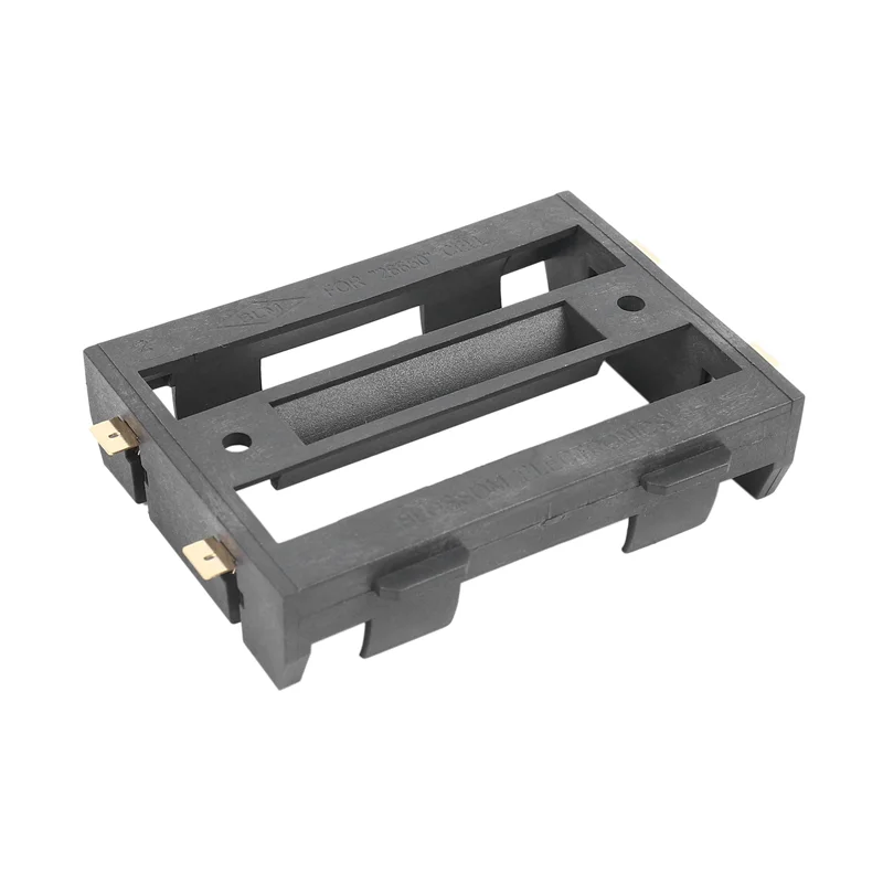 26650 Battery Holder SMD Bronze Pins 2-Cell Storage Box – 2-Pack Battery Holder Qme