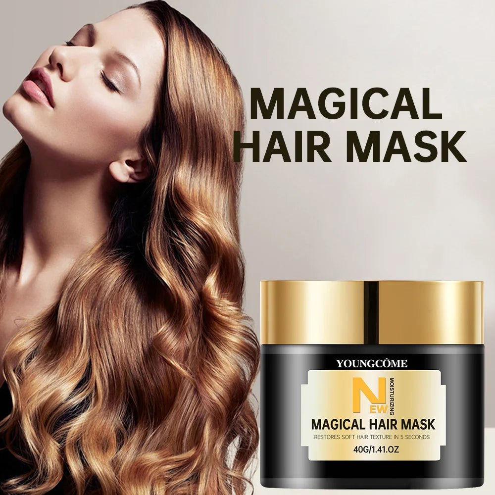 YOUNGCOME Magic Hair Mask – Smoothing Treatment, All Hair Types Hair Mask Treatment Qst