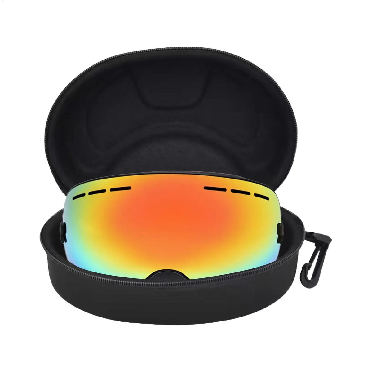 EVA Ski & Snow Goggle Case – Water-Resistant Zippered Box Goggle Storage Case Qme