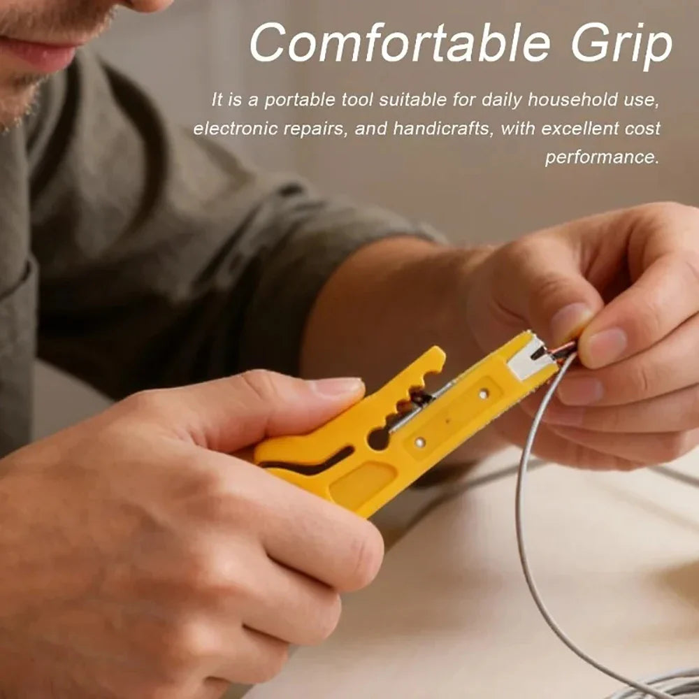 Multi-Function Wire Stripper Crimper & Cable Cutting Pliers Wire Stripper Pliers Qme