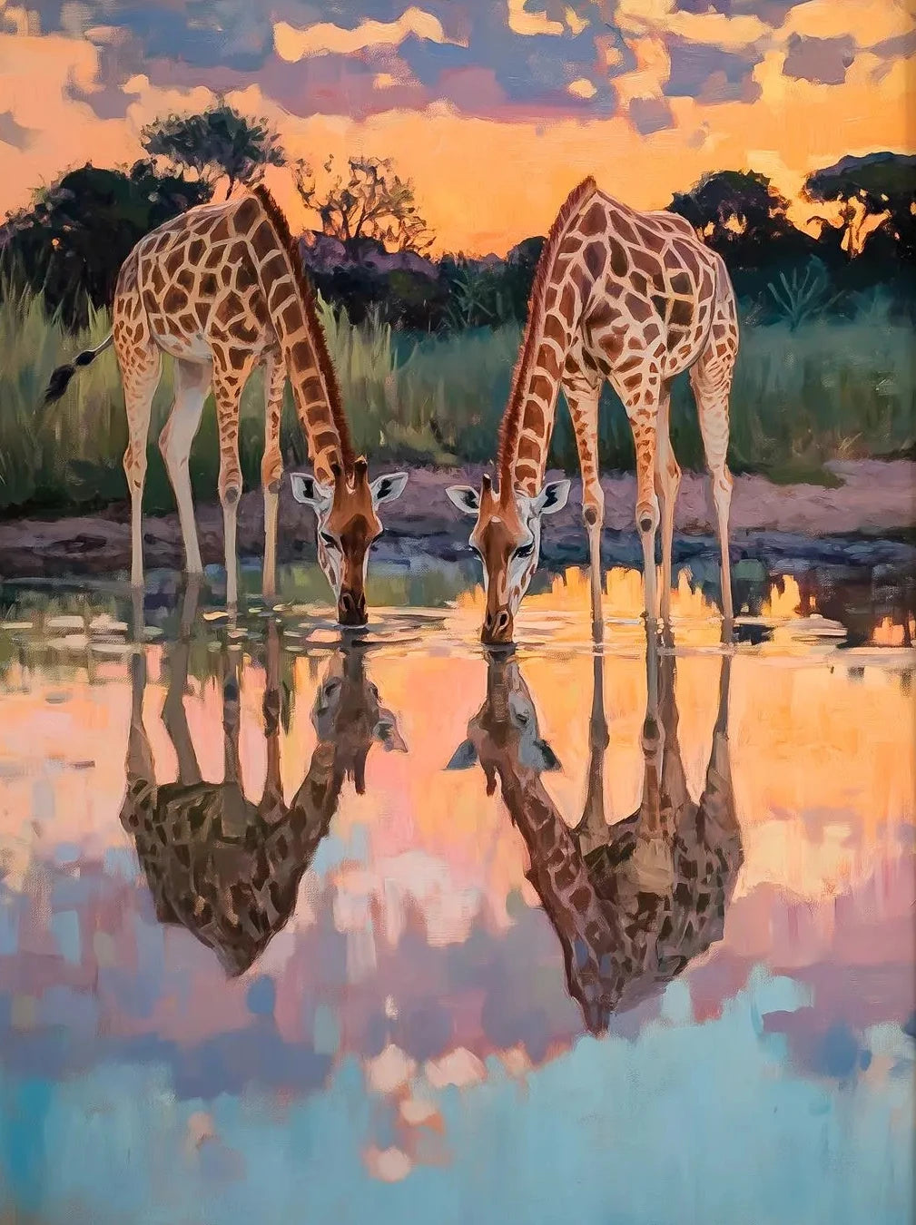 Nature & Animal Canvas Wall Art Print – Modern Home Décor Canvas Wall Art Print Qst 10 30x40cm Unframed