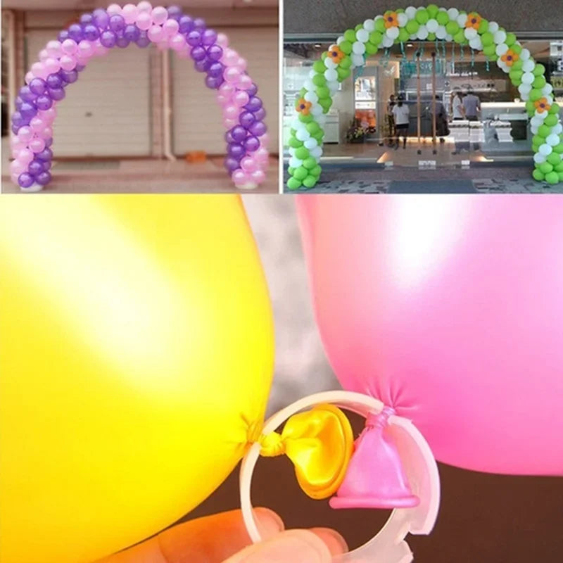 50-Pack Arch Balloon Ring Buckles – Wedding & Party Decor Balloon Arch Buckle Qme