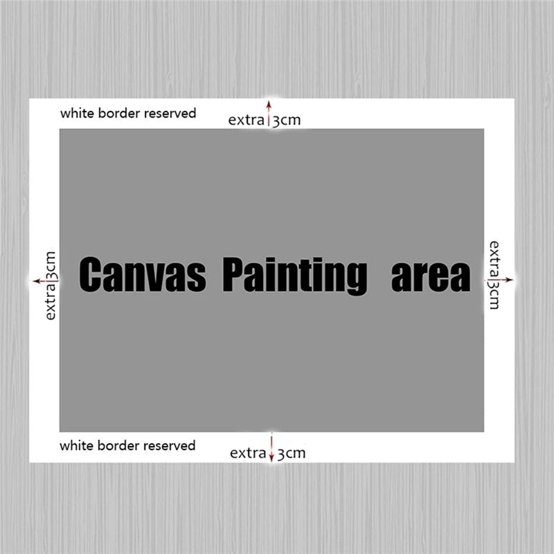 Lion Family Wildlife Canvas Wall Art – Unframed Poster Print Canvas Wall Art Qst