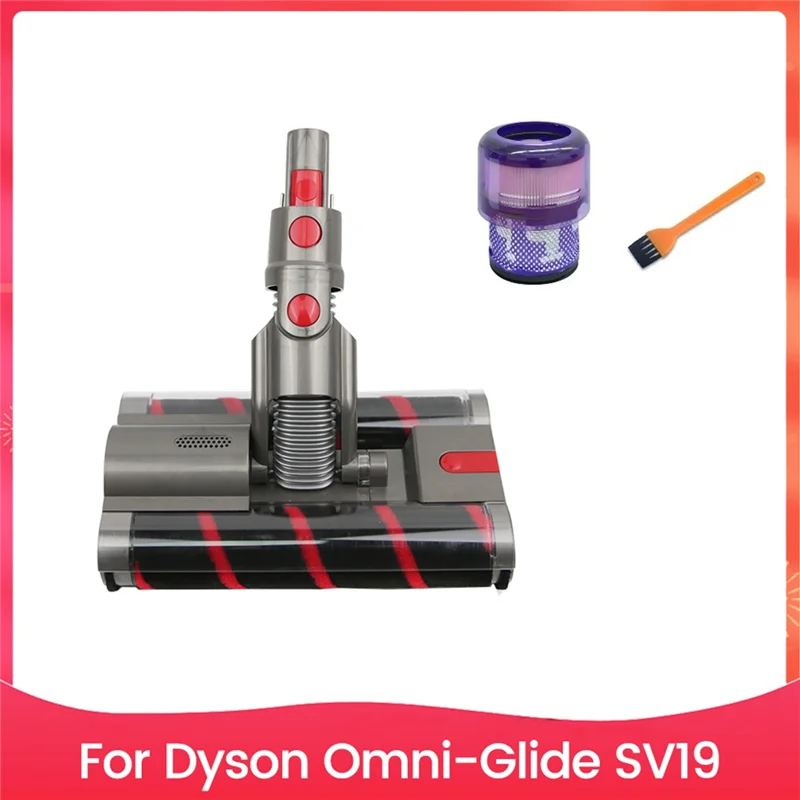 Dyson Omni-Glide SV19 Soft Roller Brush Head & Filter Kit Vacuum Replacement Parts Qst As Shown