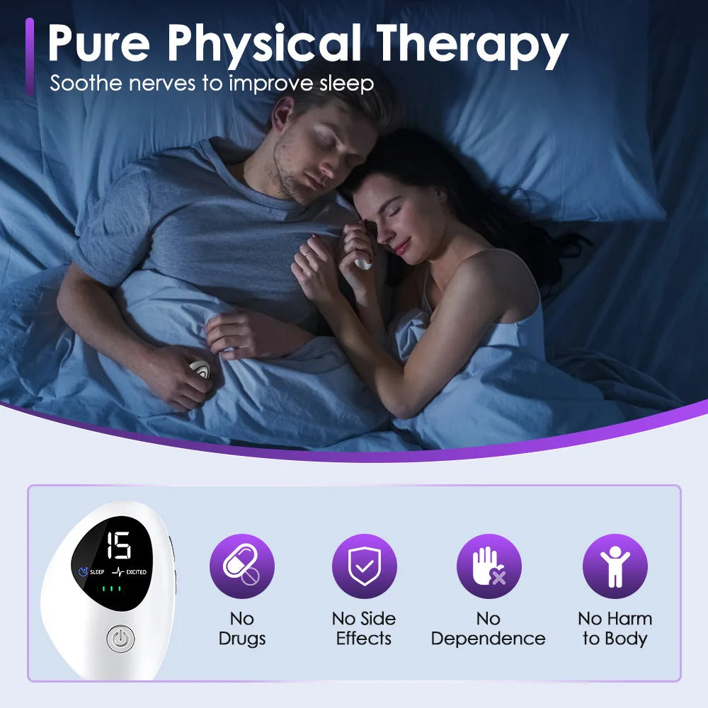 EMS Microcurrent Relaxation Massager – 2 Modes & 15 Levels Handheld EMS Massager Qst