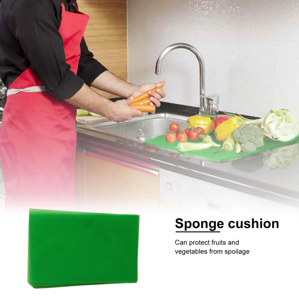 Washable Reusable Fridge Drawer Liners – 10-Pack Crisper Mat Fridge Drawer Liner Qme