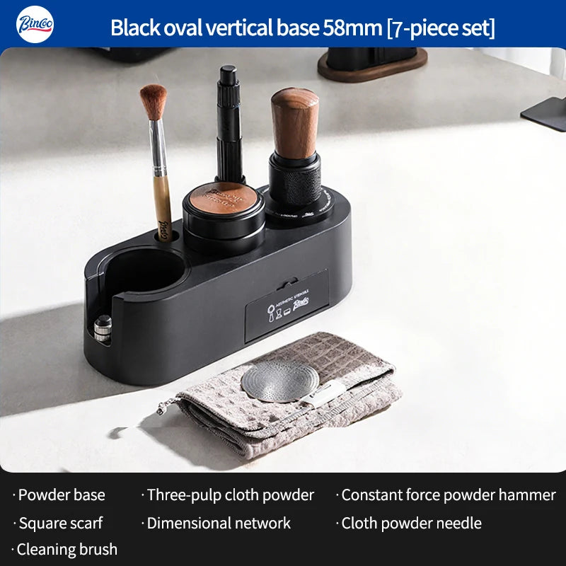 Bincoo 51–58mm Espresso Tamping Station & Distributor Leveler Espresso Tamping Station Qst 58mm-7pcs China Mainland