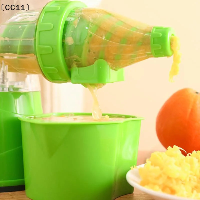Portable Hand-Crank Fruit Juicer – Smoothies & Iced Drinks Manual Fruit Juicer Qme