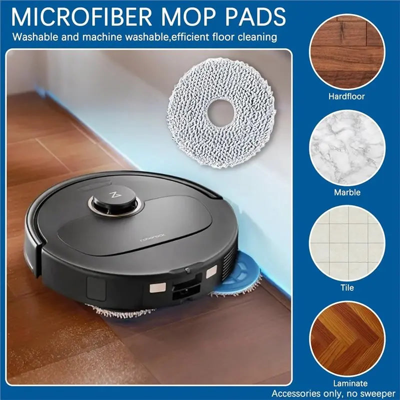 Robot Vacuum Replacement Parts – Brush, HEPA Filter, Mop & Dust Bag Vacuum Replacement Parts Qst