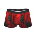 Men's Rooster Vintage Print Boxer Trunks – Soft Stretch Briefs Men's Boxer Trunks Qst as picture M