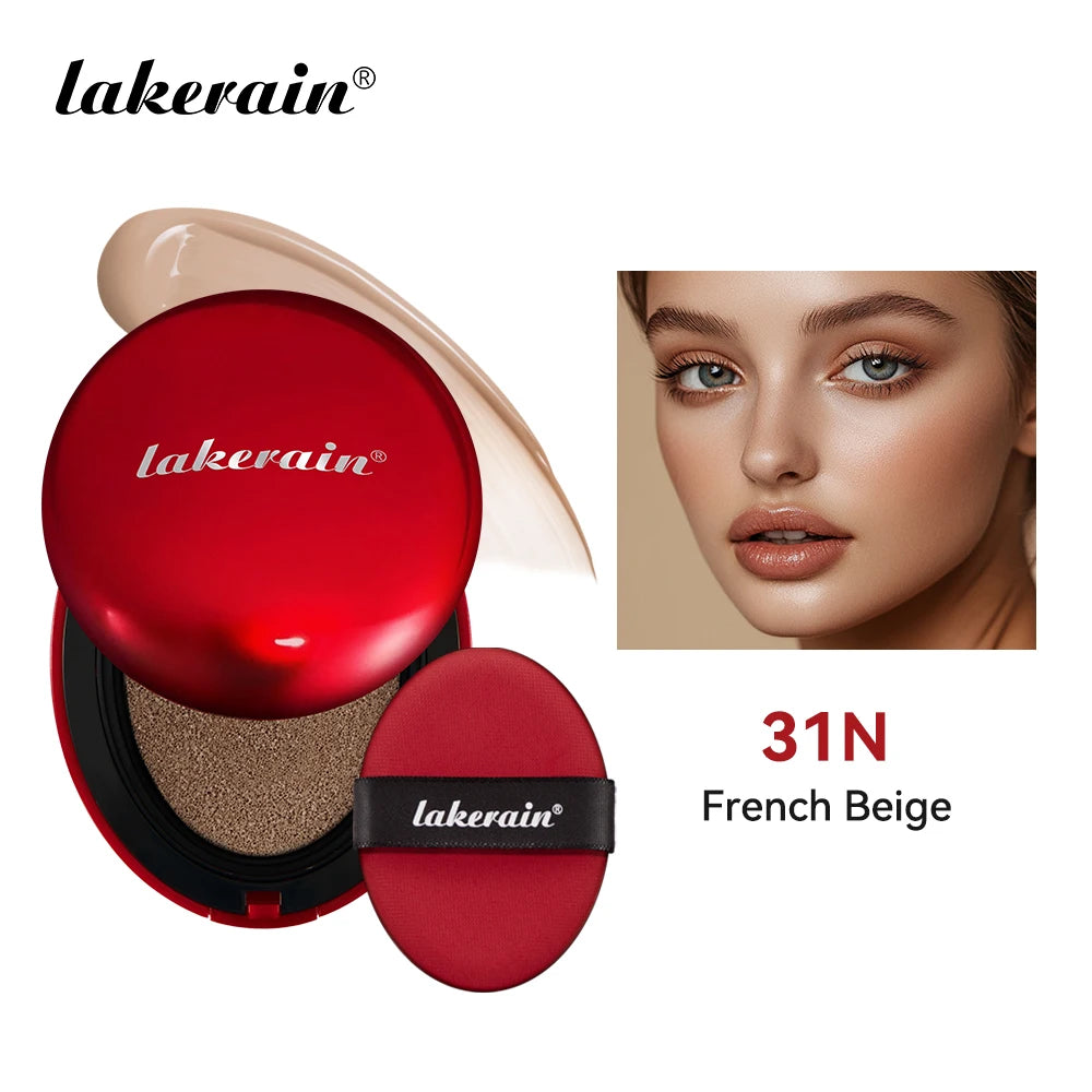 Lakerain Air Cushion BB Cream – Waterproof, SPF Foundation Cushion Foundation Qst 31N