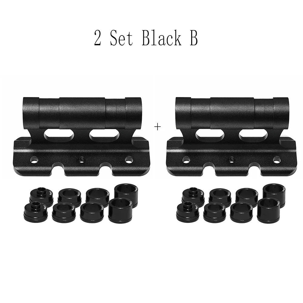 ZTTO Bike Fork Mount Quick Release Thru Axle Car Carrier Block Bike Fork Mount Carrier Qme 2 Set Black B China Mainland