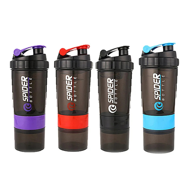 550ml Printed Plastic Protein Shaker Bottle – Fitness Mix Cup Protein Shaker Bottle Qme