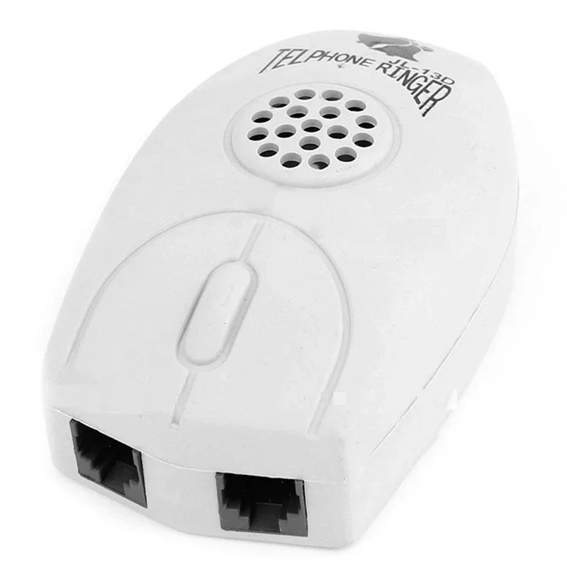 Extra Loud Landline Phone Bell Ringer Amplifier 75dB Phone Bell Ringer Qme