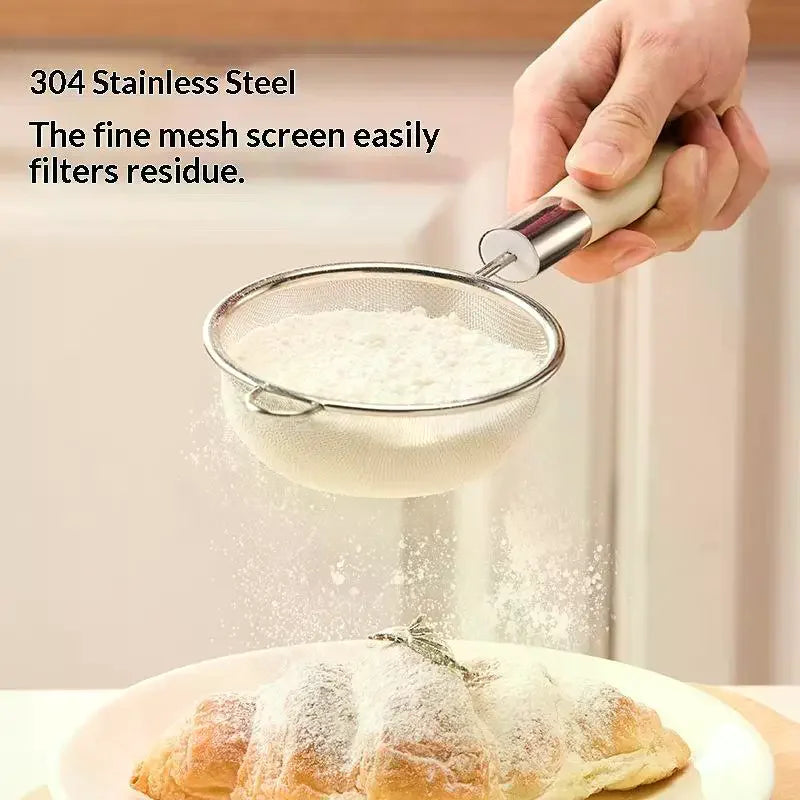 Stainless Steel Mesh Strainer Spoon – Juice, Milk & Sieve Mesh Strainer Spoon Qme