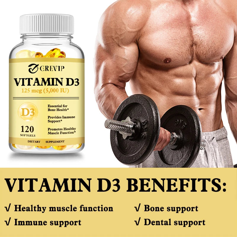 Coolkin Vitamin D3 Supplement – Immune & Muscle Support Vitamin D3 Supplement Qst