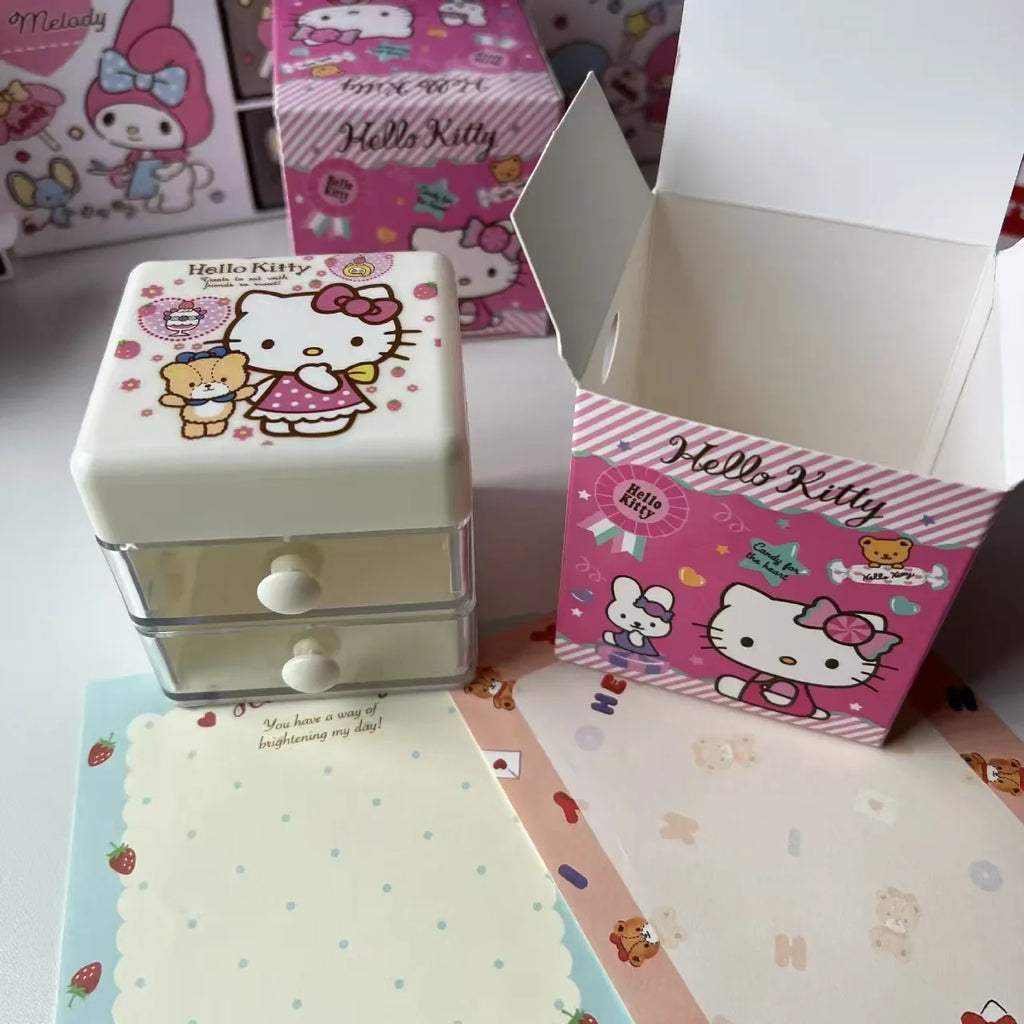 Hello Kitty Kuromi Cute Mini Desktop Organizer | 4 Colors Desktop Organizer Qme 3